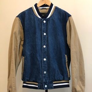 TAN•|•DENIM JACKET FROM ZARA